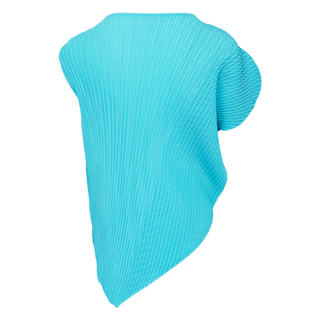 Leaf Pleats Asymmetric Top