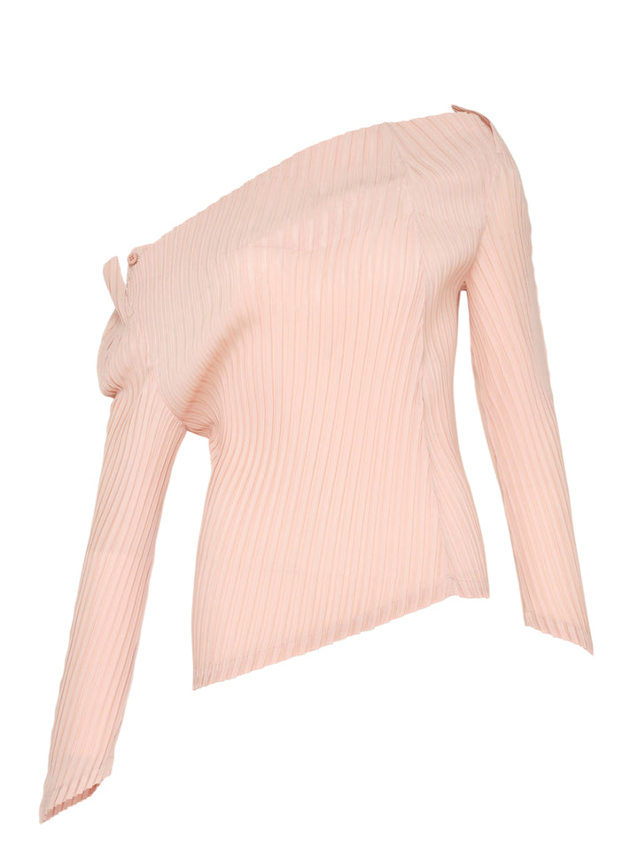 ISSEY MIYAKE Tubular Pleated Top
