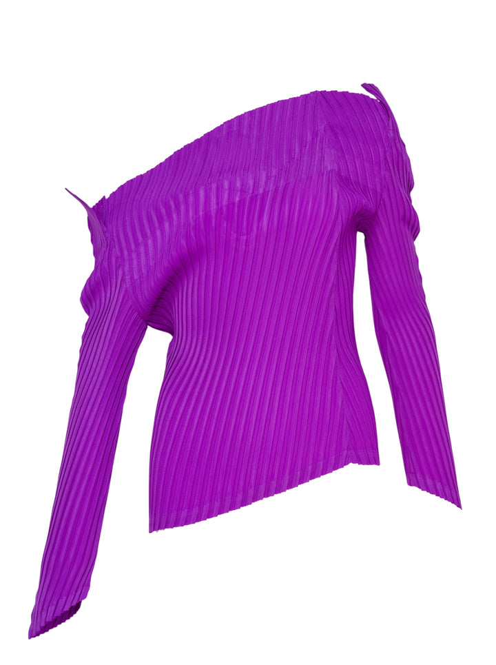 ISSEY MIYAKE Tubular Pleated Top