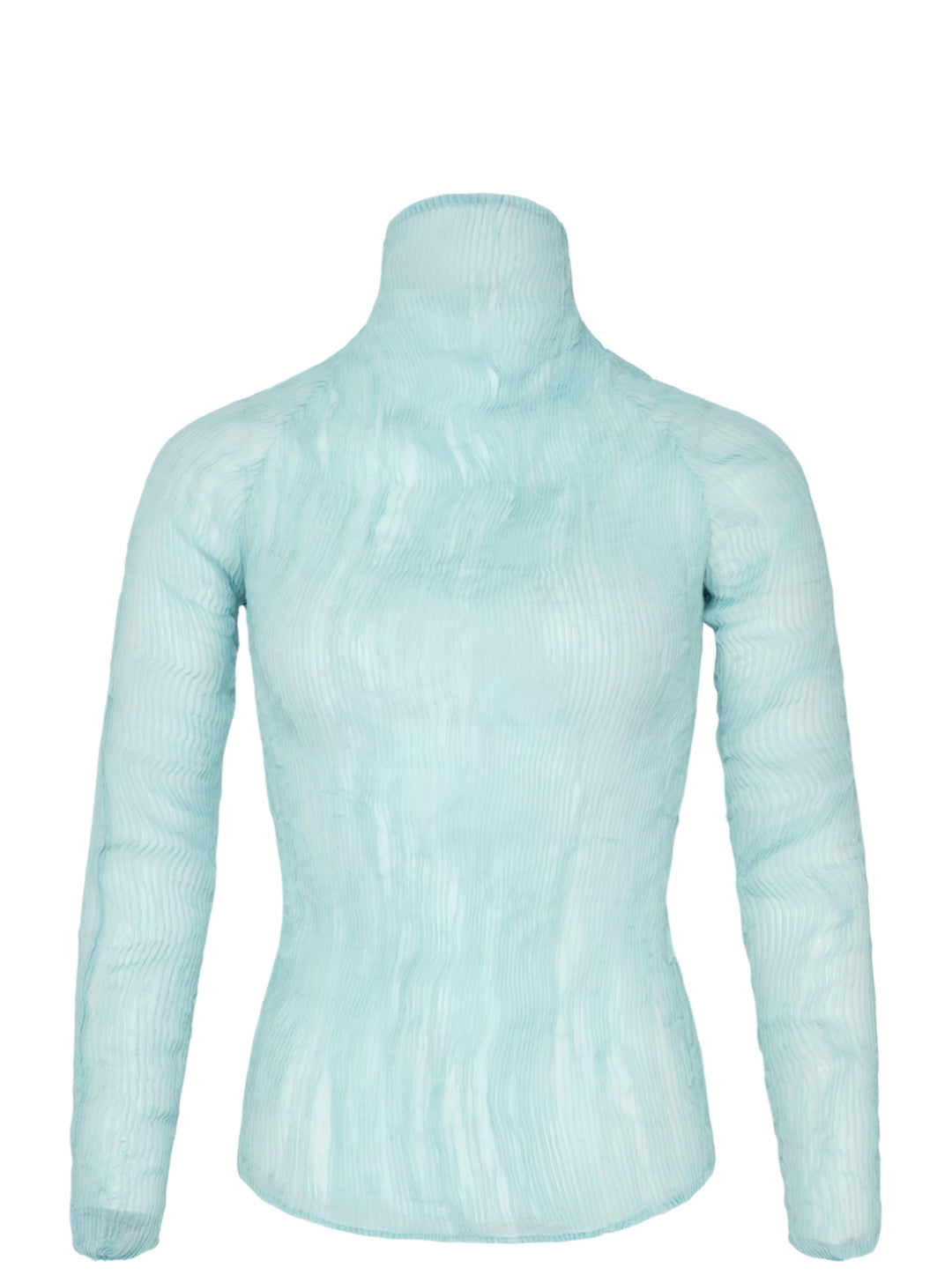 ISSEY MIYAKE Chiffon Twist Woven Top