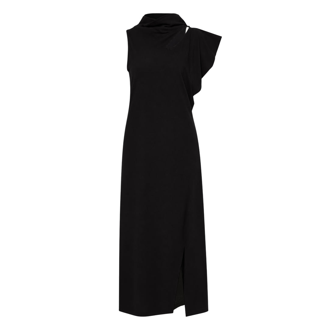 Tubular Knit Midi Dress