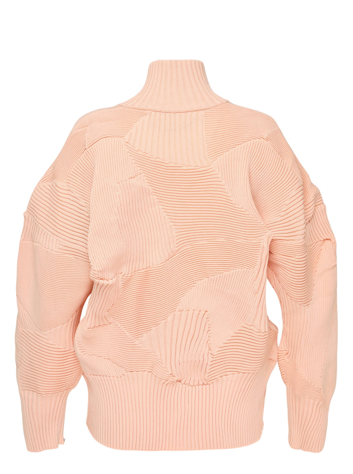 ISSEY MIYAKE Ribbed Knit Zip Jacket - view 2