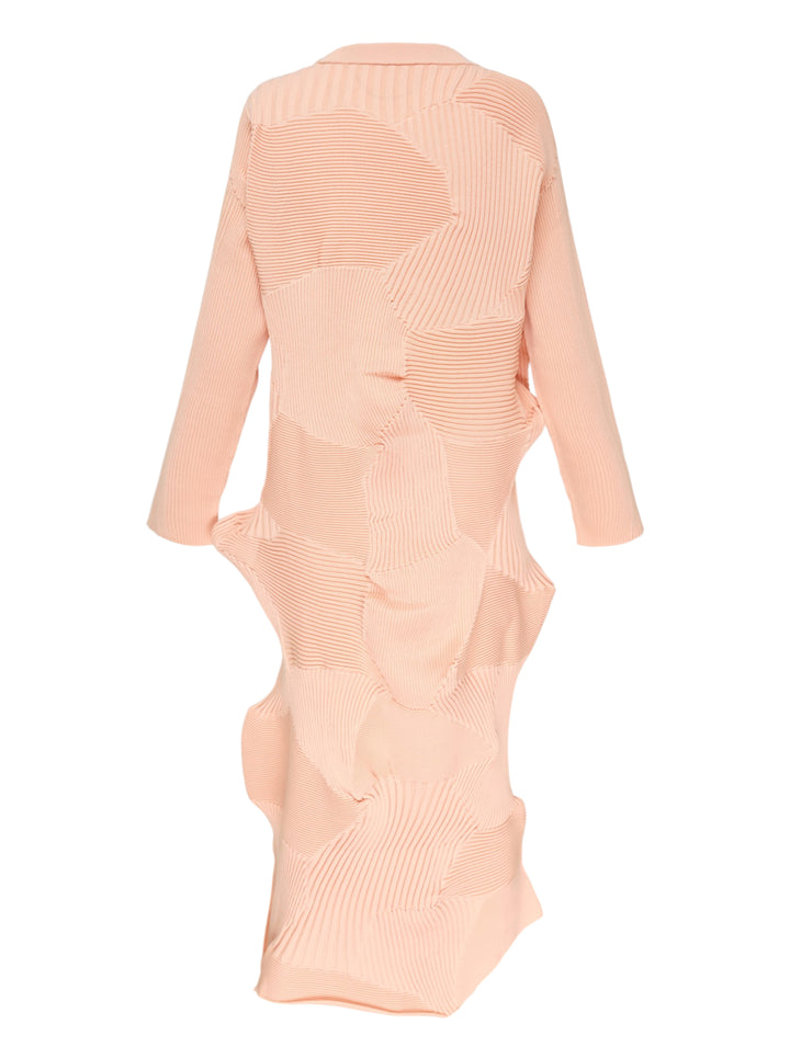 ISSEY MIYAKE Sculptural Patchwork Knit Dress - view 2