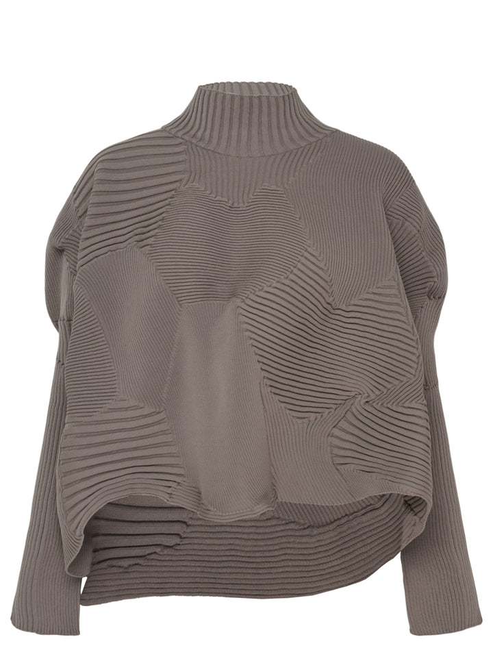 ISSEY MIYAKE Sculptural Knit Top