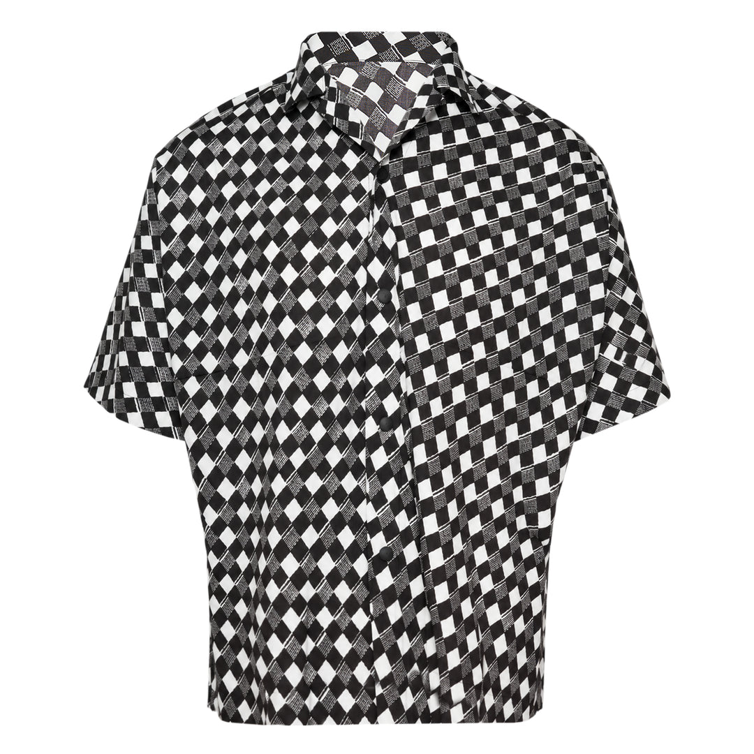Tie Pattern Short Sleeve Shirt