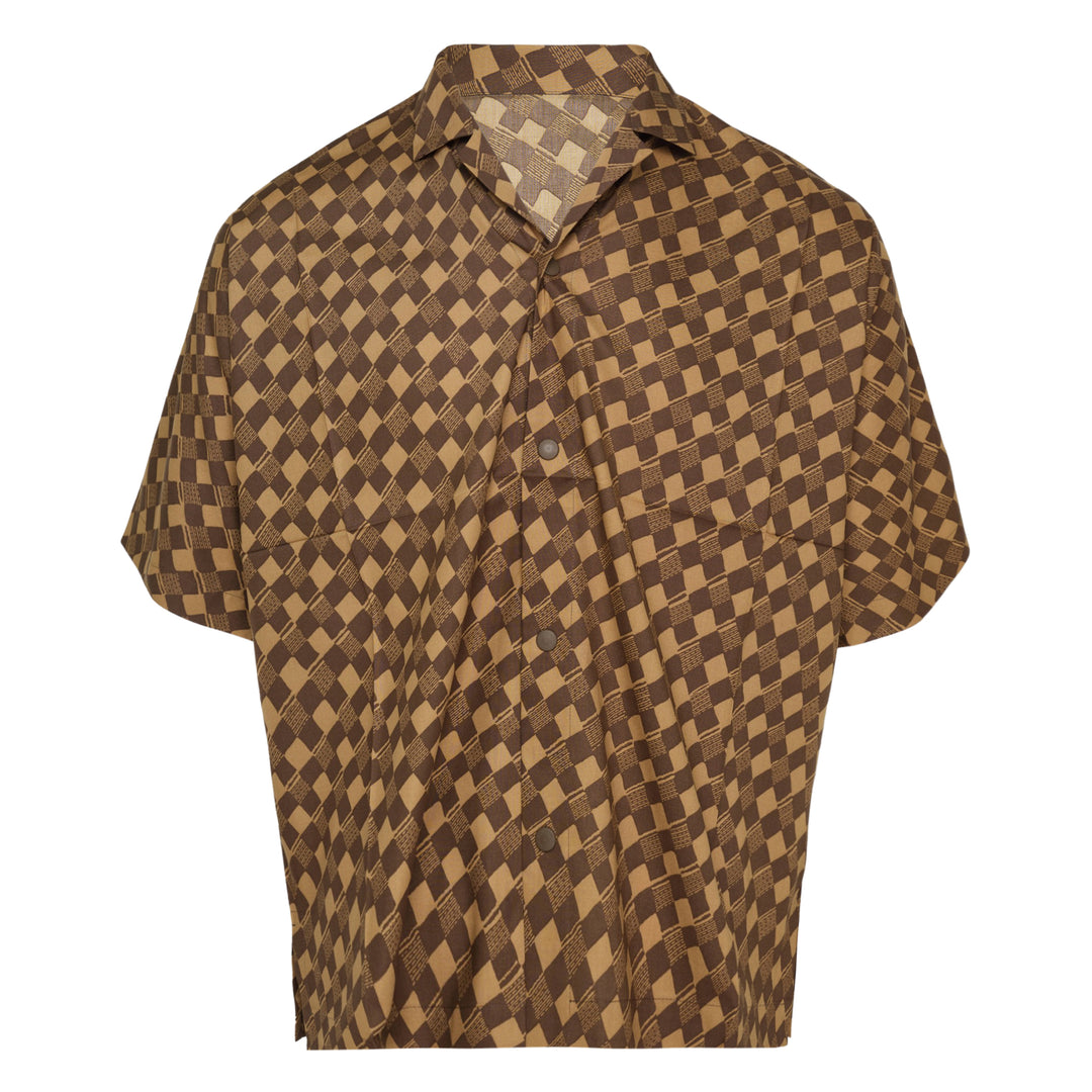 Tie Pattern Short Sleeve Shirt