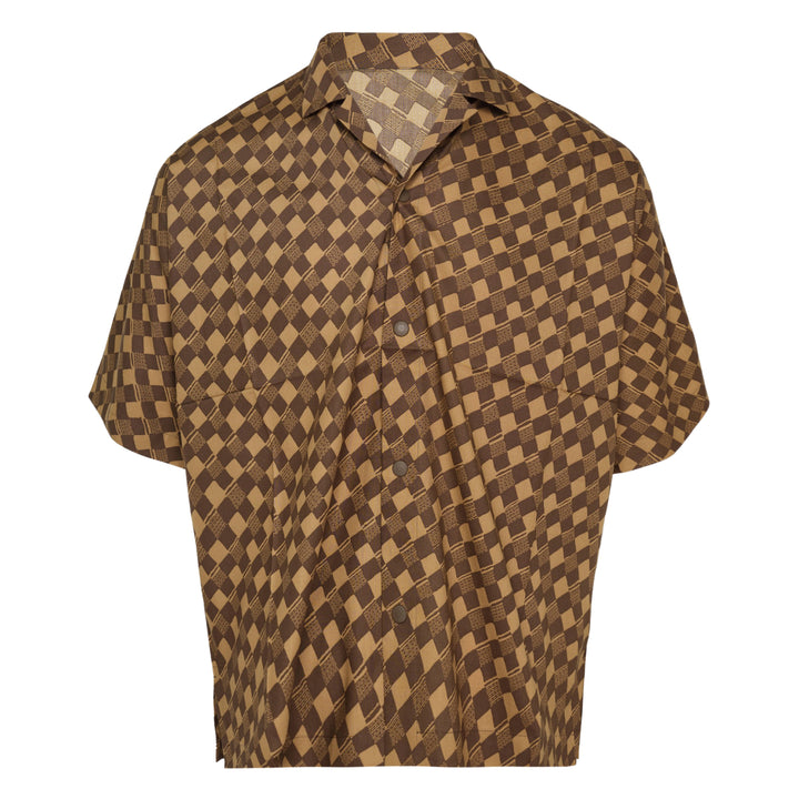 Tie Pattern Short Sleeve Shirt