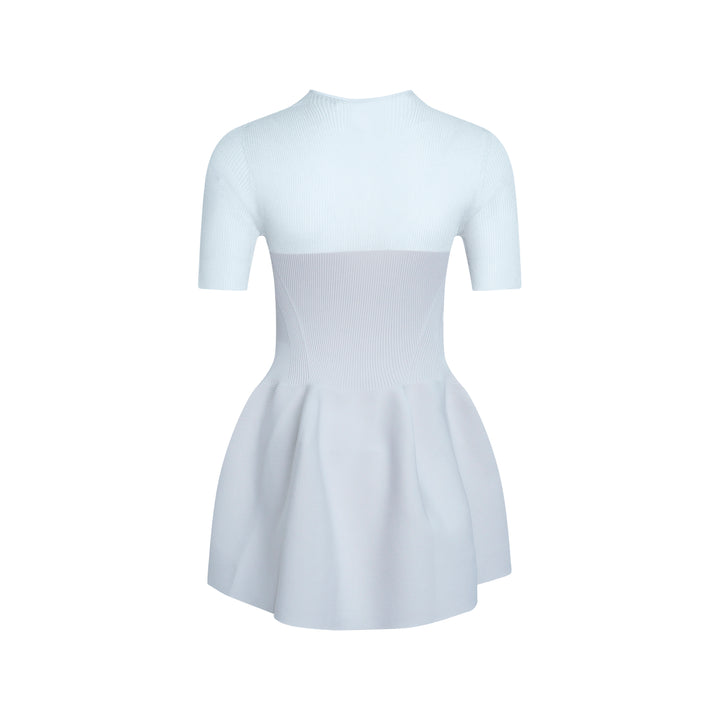 Lucent Décolletage Short Sleeve Top