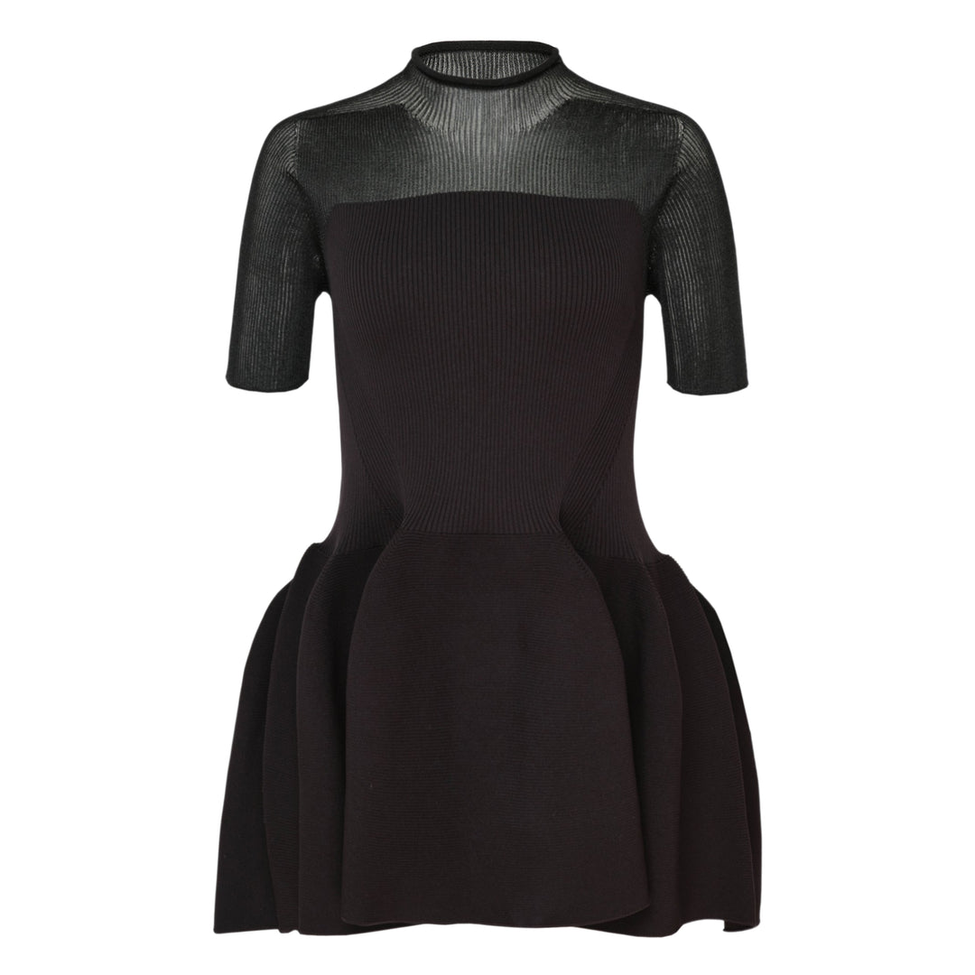 Lucent Décolletage Short Sleeve Top