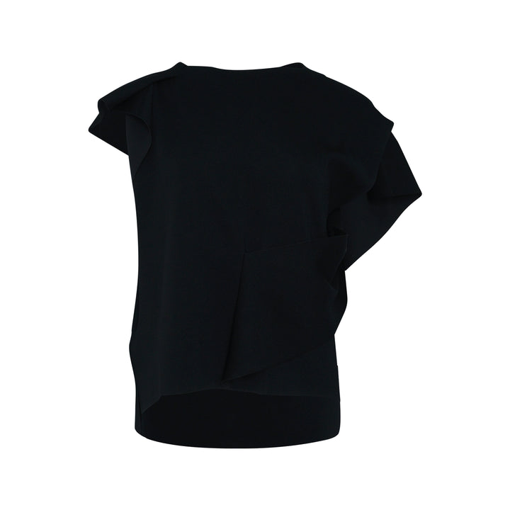 Draped Ruffle Top