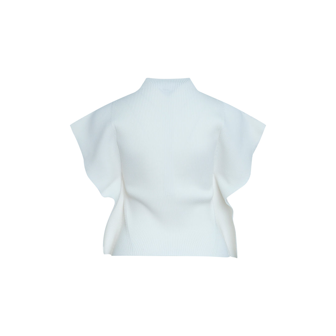 Portrait Crease Knit Top