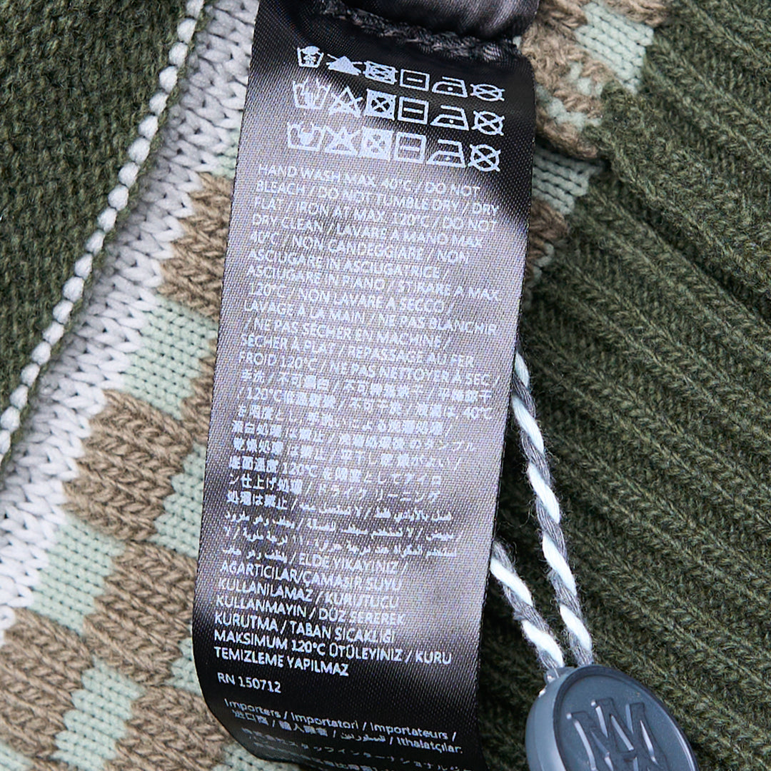 Western Logo Striped Sweater