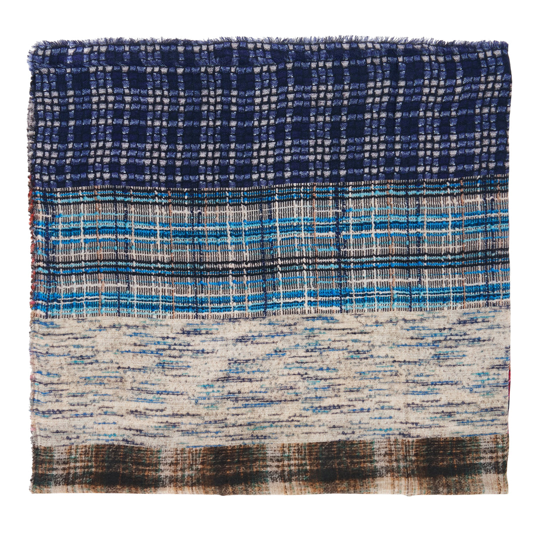 Vintage Patchwork Woven Scarf