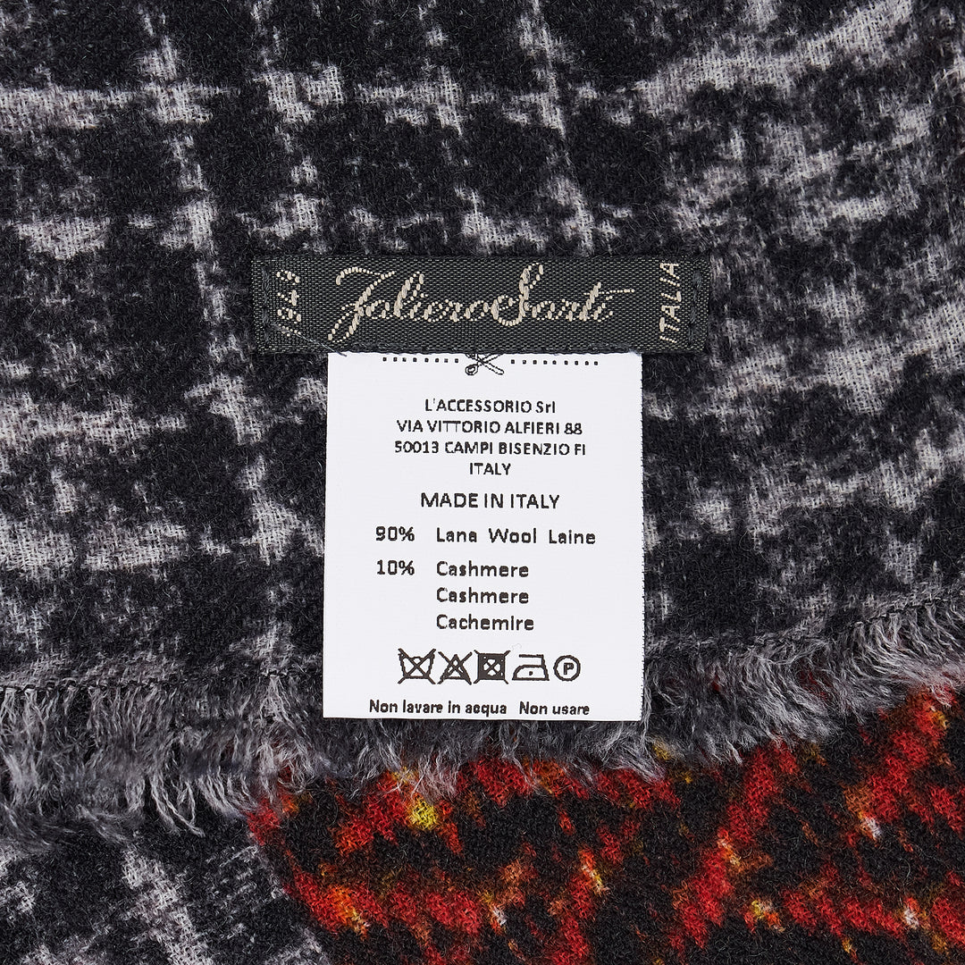 Vintage Patchwork Woven Scarf
