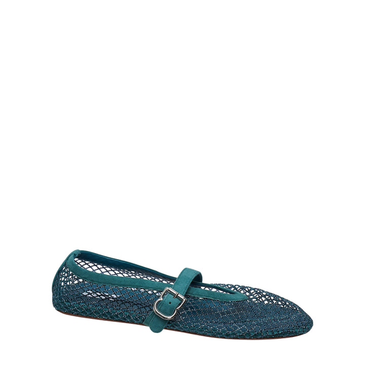 Fishnet Strass Ballet Flats