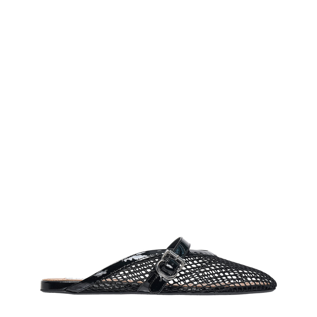 Fishnet Flat Mules