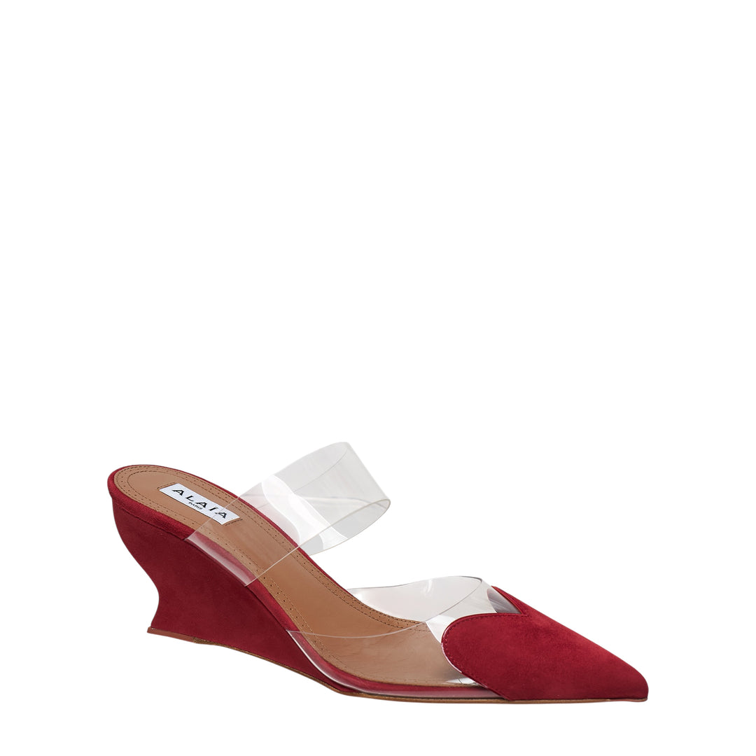 Le Coeur Wedge Mules 60