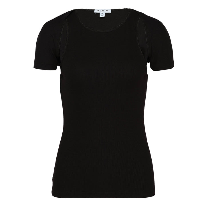 Layered Ribbed Jersey Tee