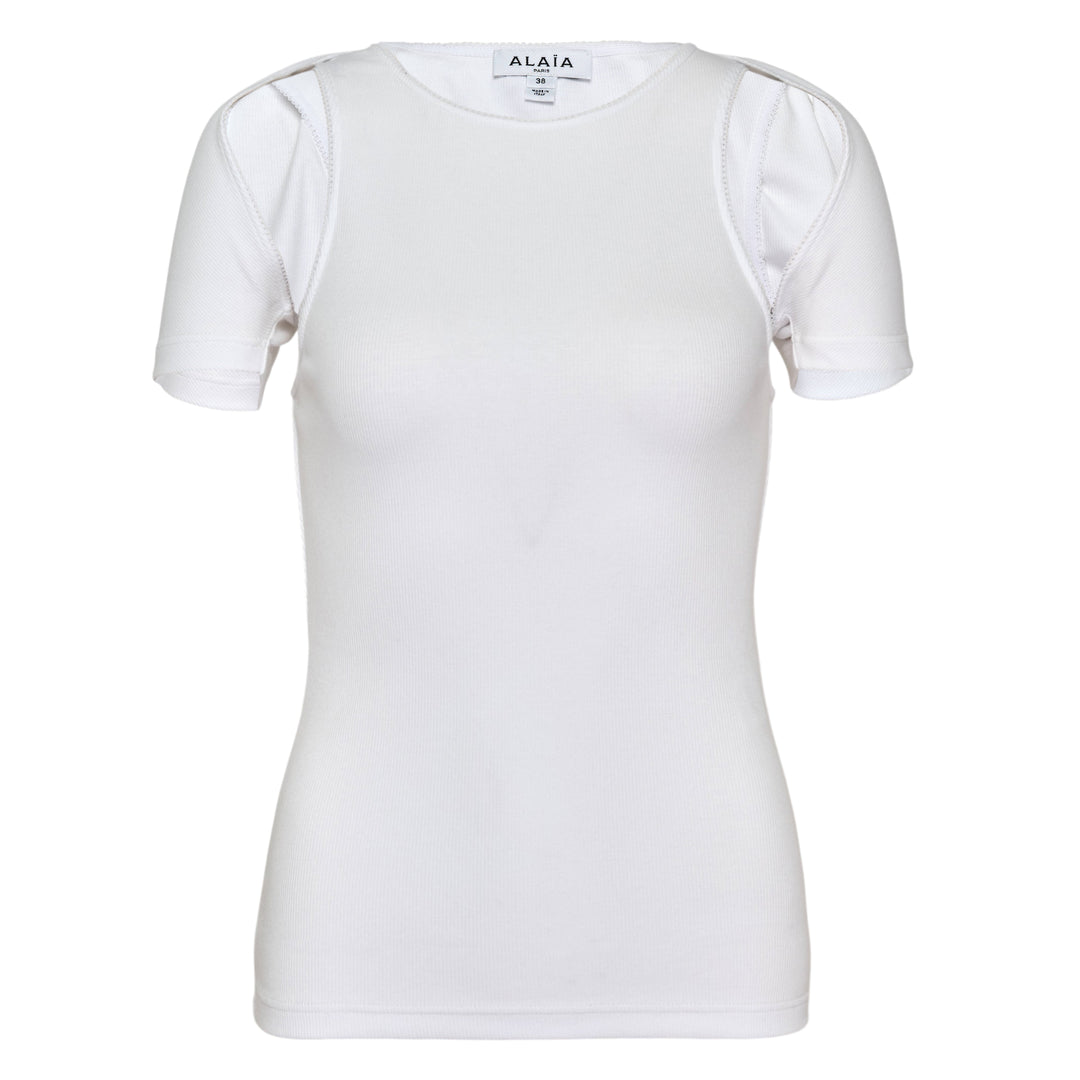 Layered Ribbed Jersey Tee