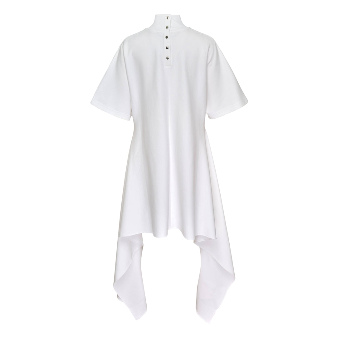 Asymmetric Cotton Jersey Tee