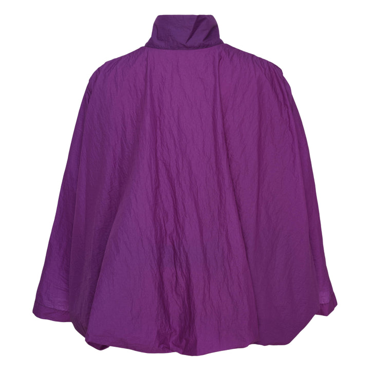 Draped Soft Nylon Jacket