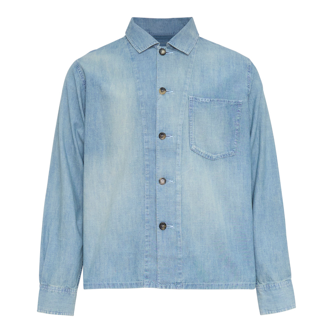 Slant Pocket Chambray Shirt
