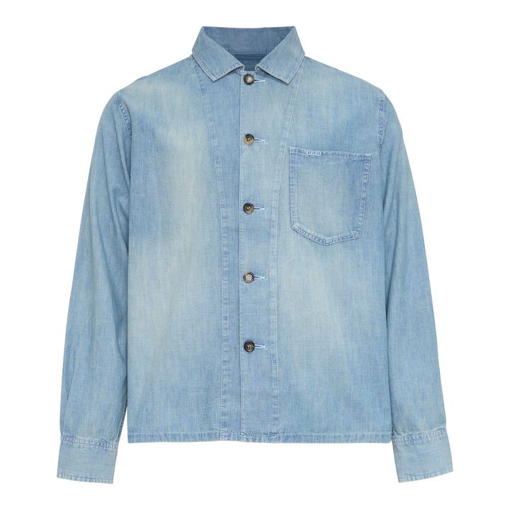 Slant Pocket Chambray Shirt