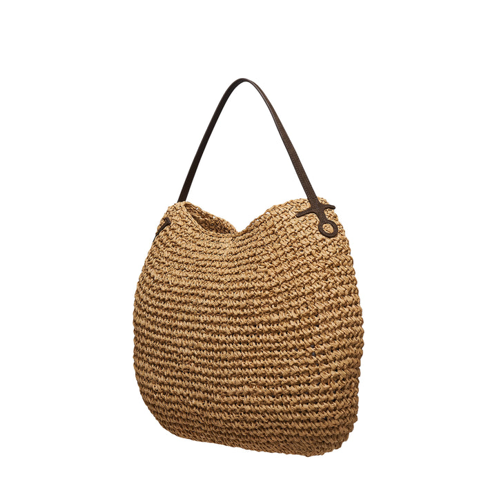 XL Raffia Yarn Bulb Bag