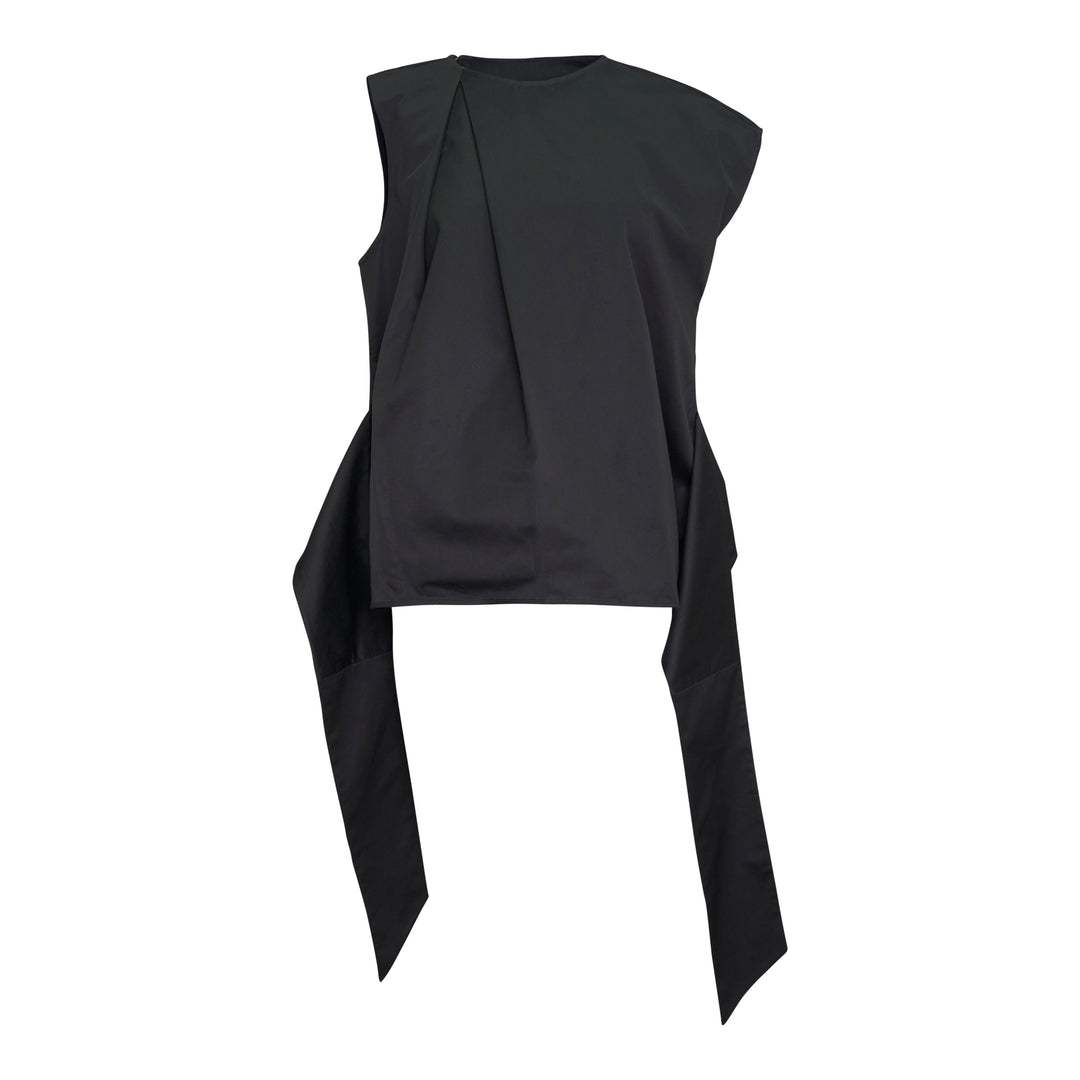 Sculptural Sleeveless Top