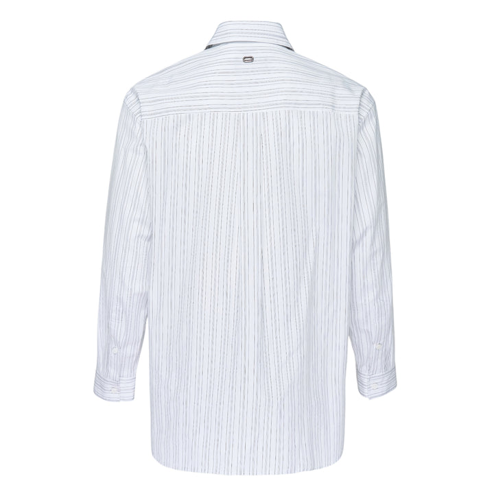 Long Sleeve Stripe Office Shirt