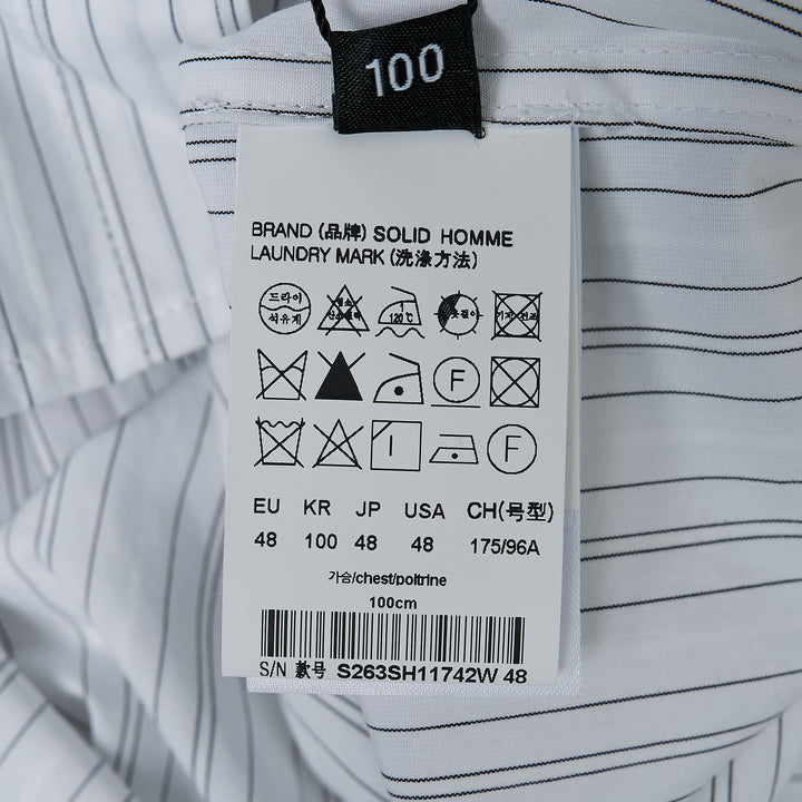 Long Sleeve Stripe Office Shirt