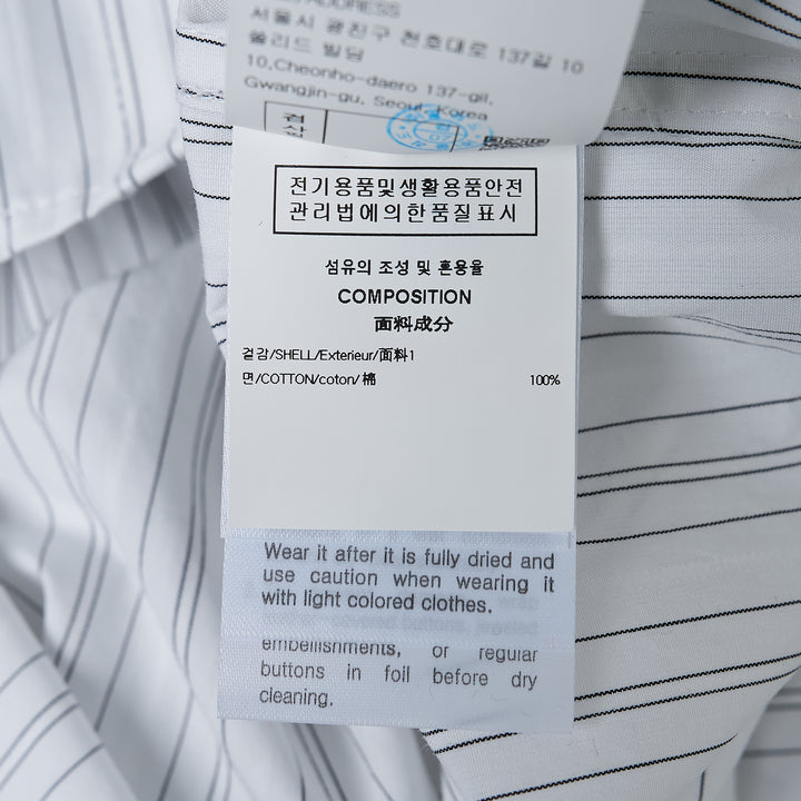 Long Sleeve Stripe Office Shirt