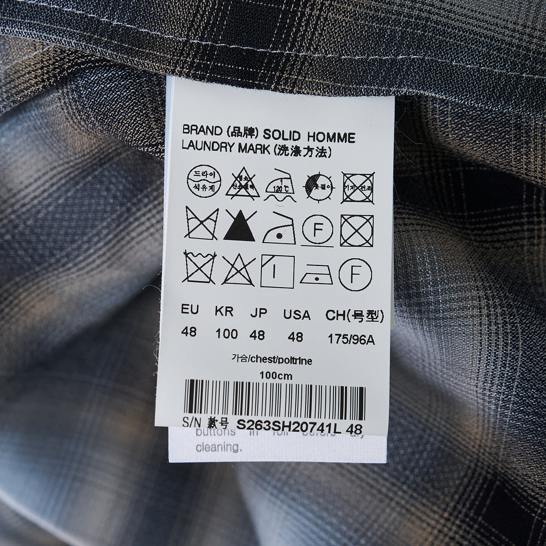 Illusion Plaid Long Sleeve Shirt