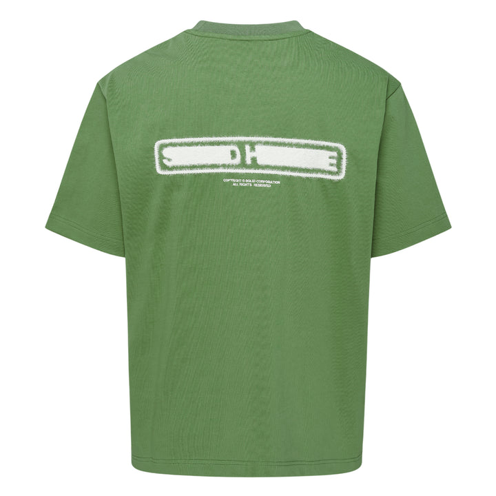 Logo Tee With Hairy Flocking