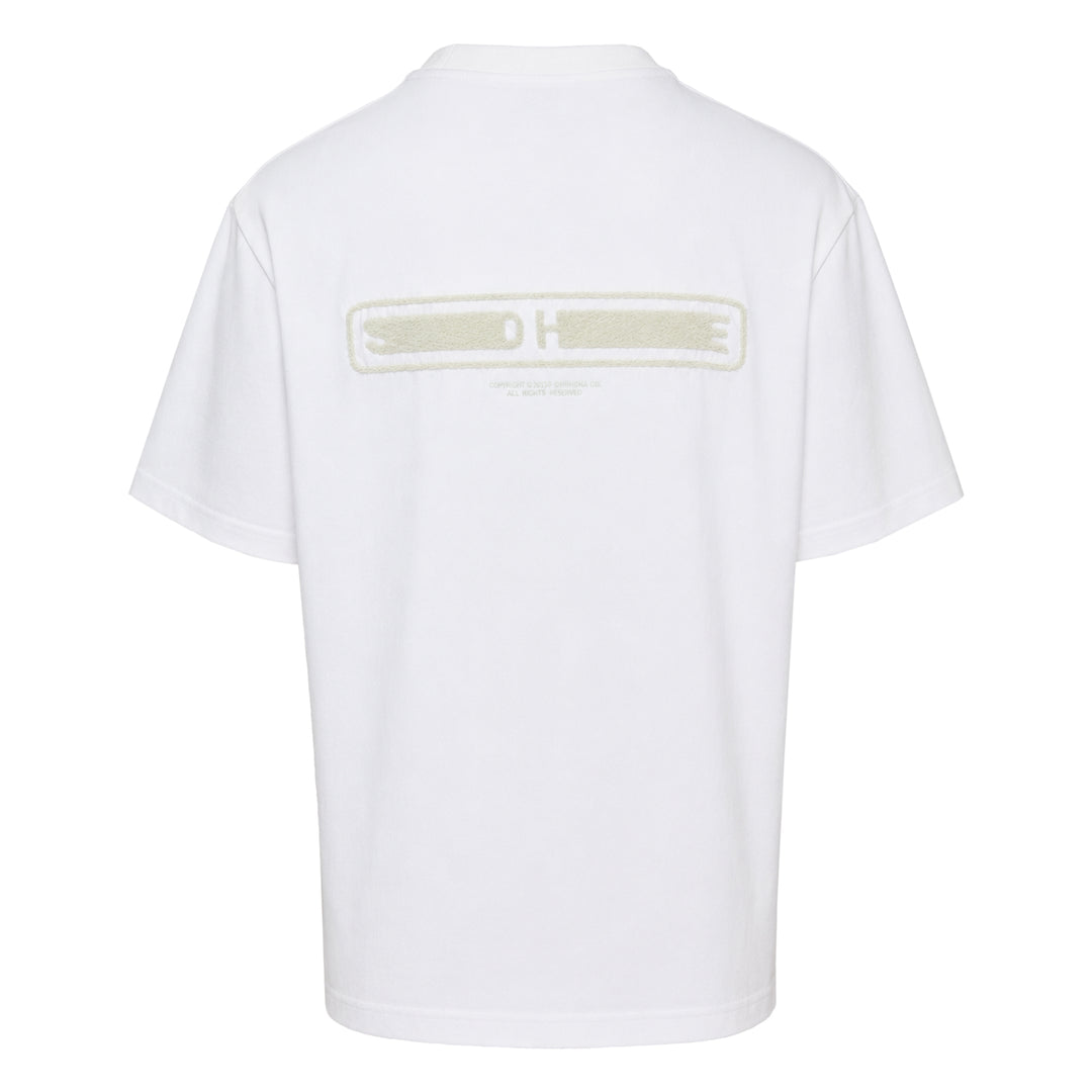 Logo Tee With Hairy Flocking