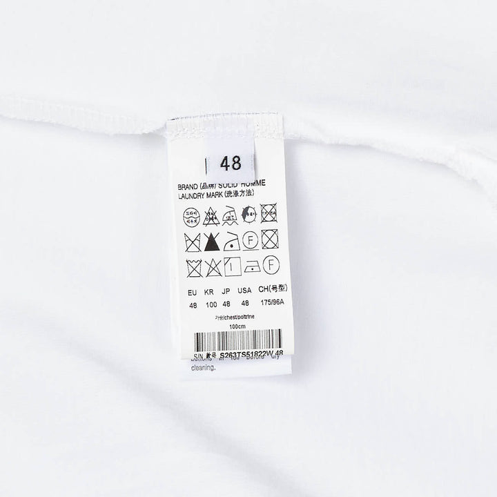 Logo Tee With Hairy Flocking