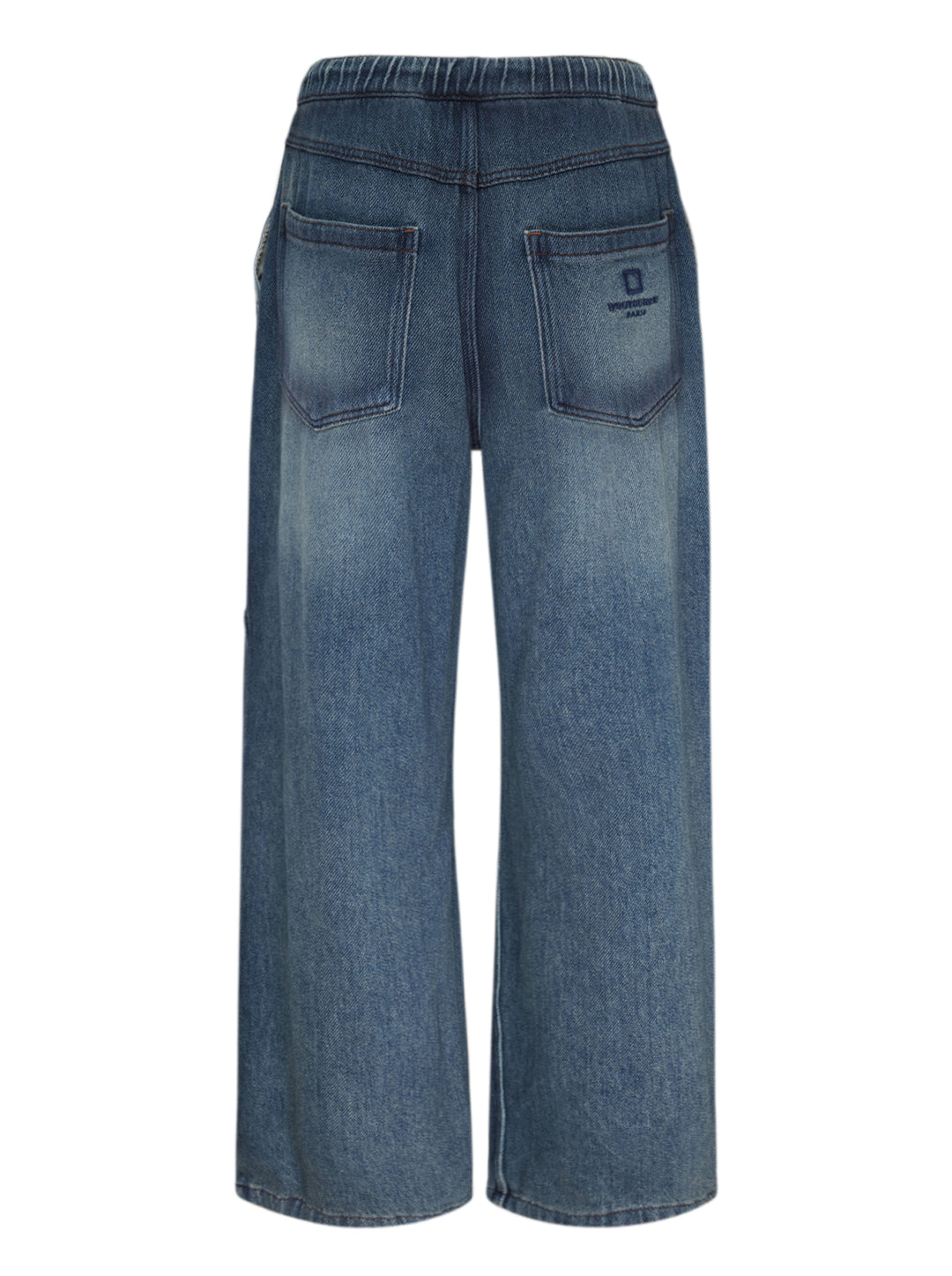 Wooyoungmi Denim Pants With Elastic Waist - view 2