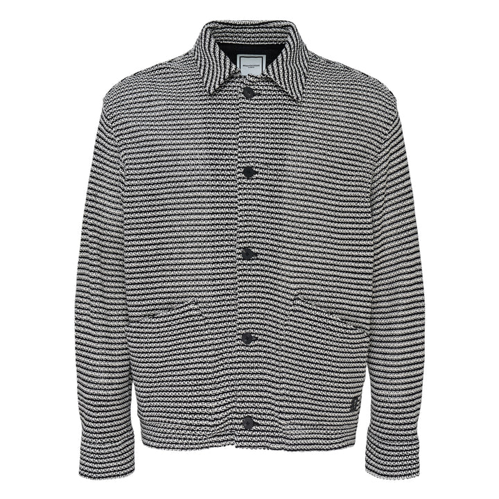 Textured Knit Shirt Jacket