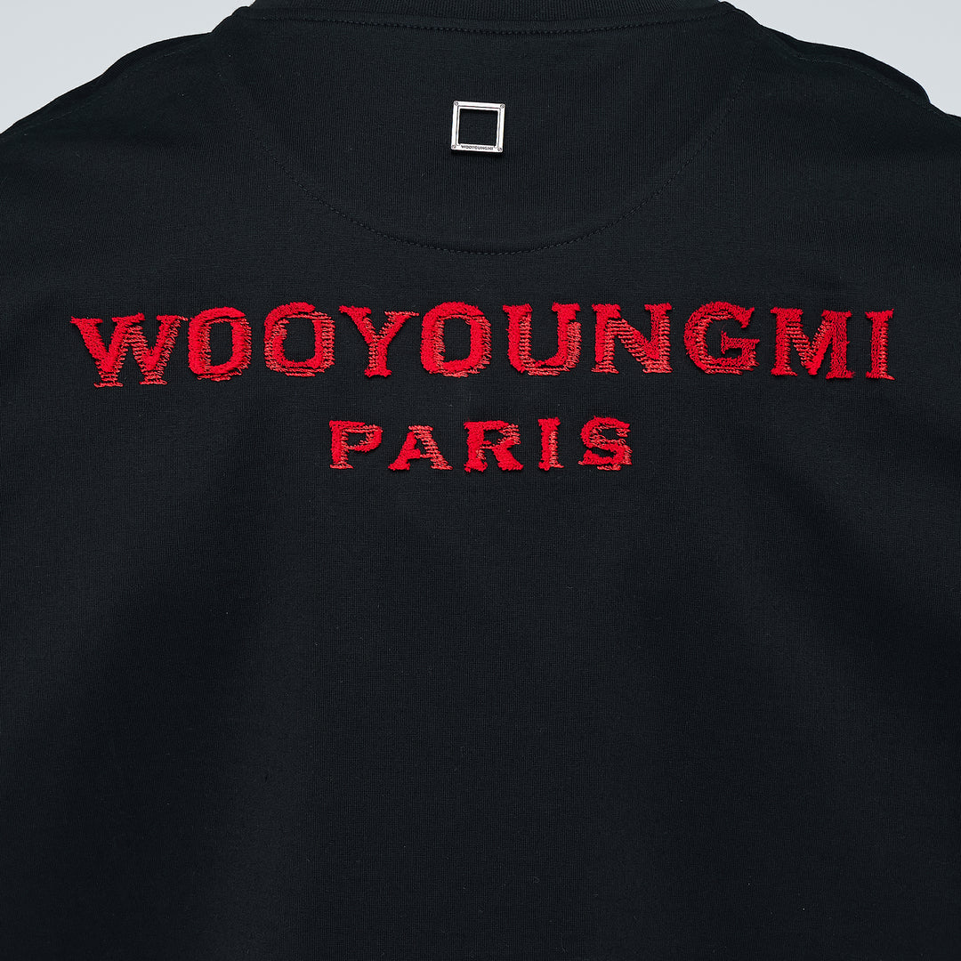 Fuzzy Embroidery Logo Tee