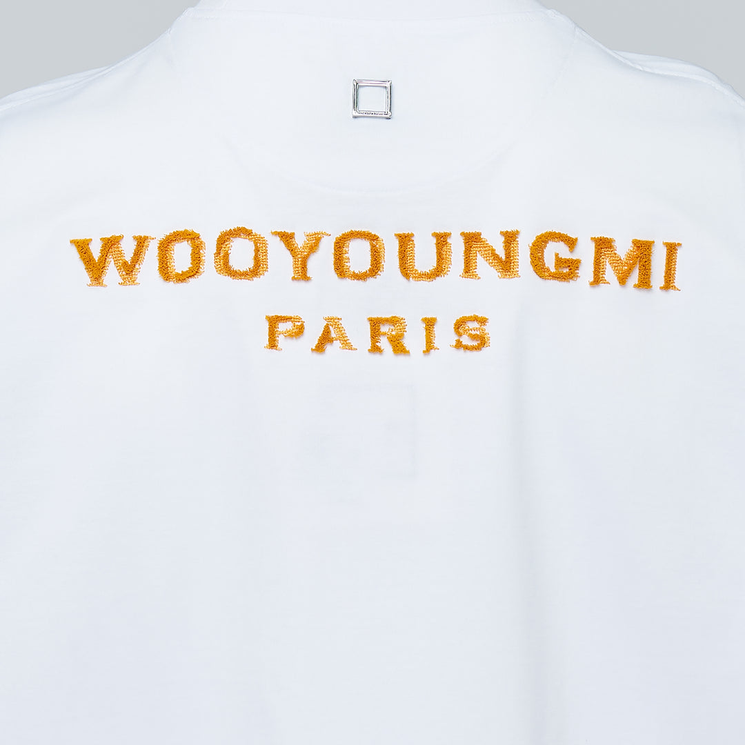 Fuzzy Embroidery Logo Tee