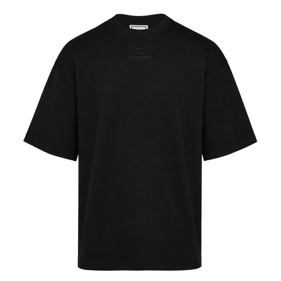 Oversized Front Square Embroidered Tee