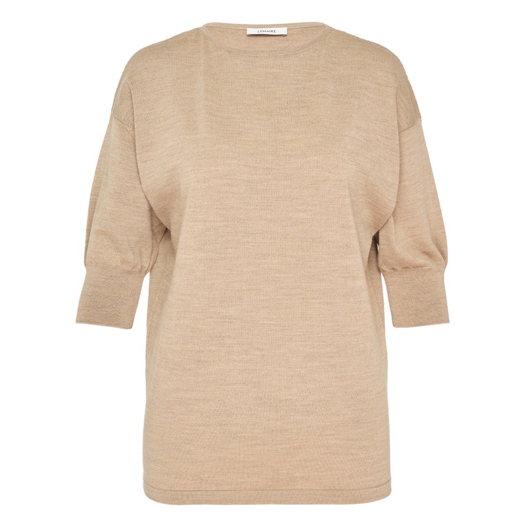 Short Sleeve Fine Knit Sweater