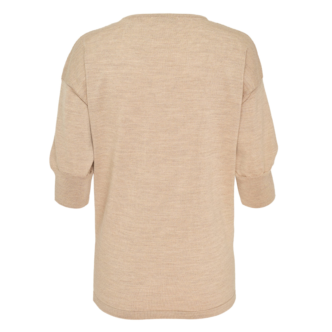 Short Sleeve Fine Knit Sweater