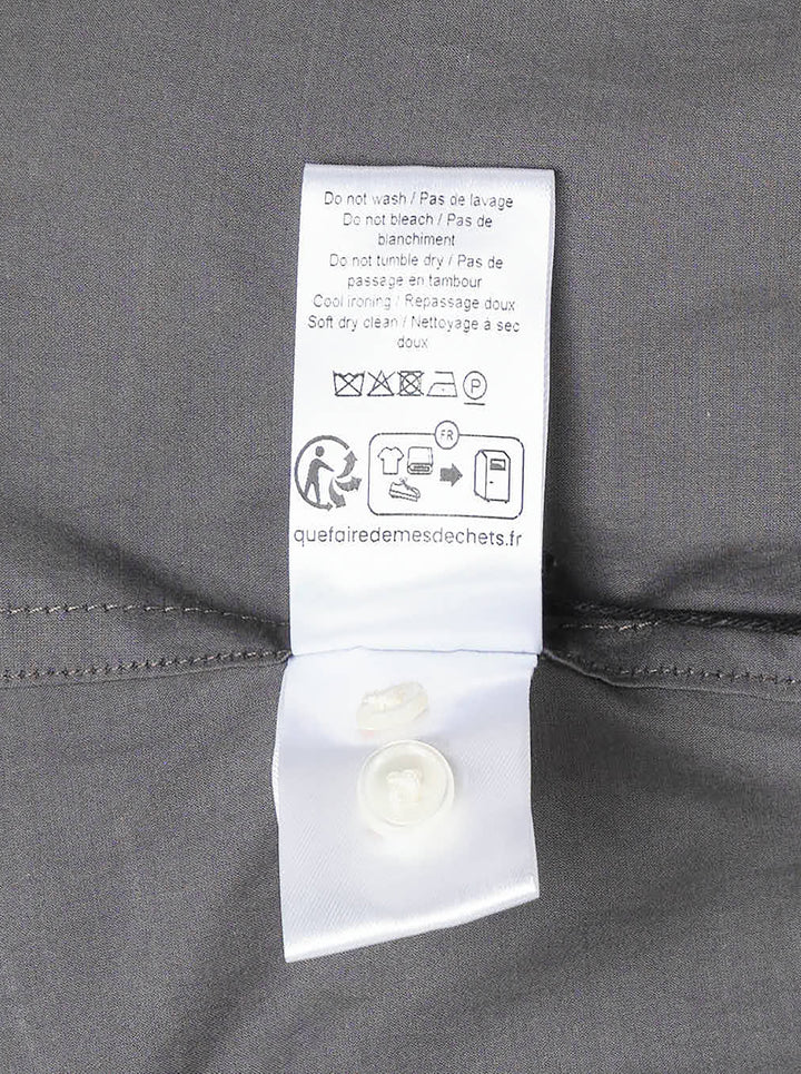 LEMAIRE Regular Long Sleeve Washed Cotton Shirt - view 4