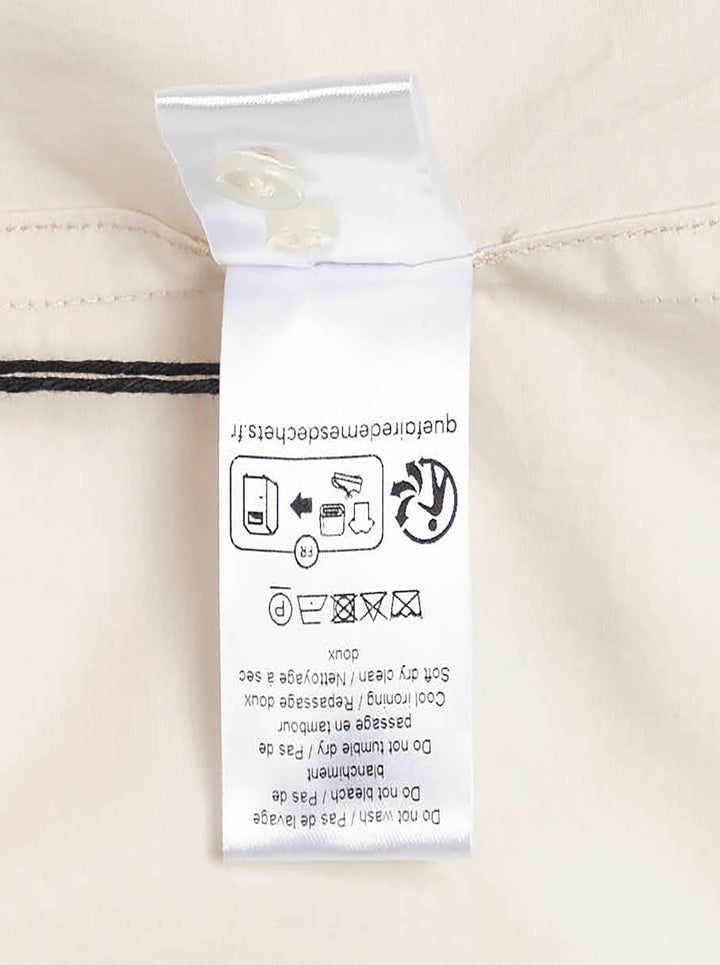 LEMAIRE Regular Long Sleeve Washed Cotton Shirt - view 4