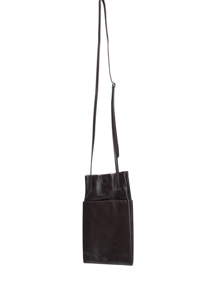 LEMAIRE Grained Leather Book Pouch - view 2