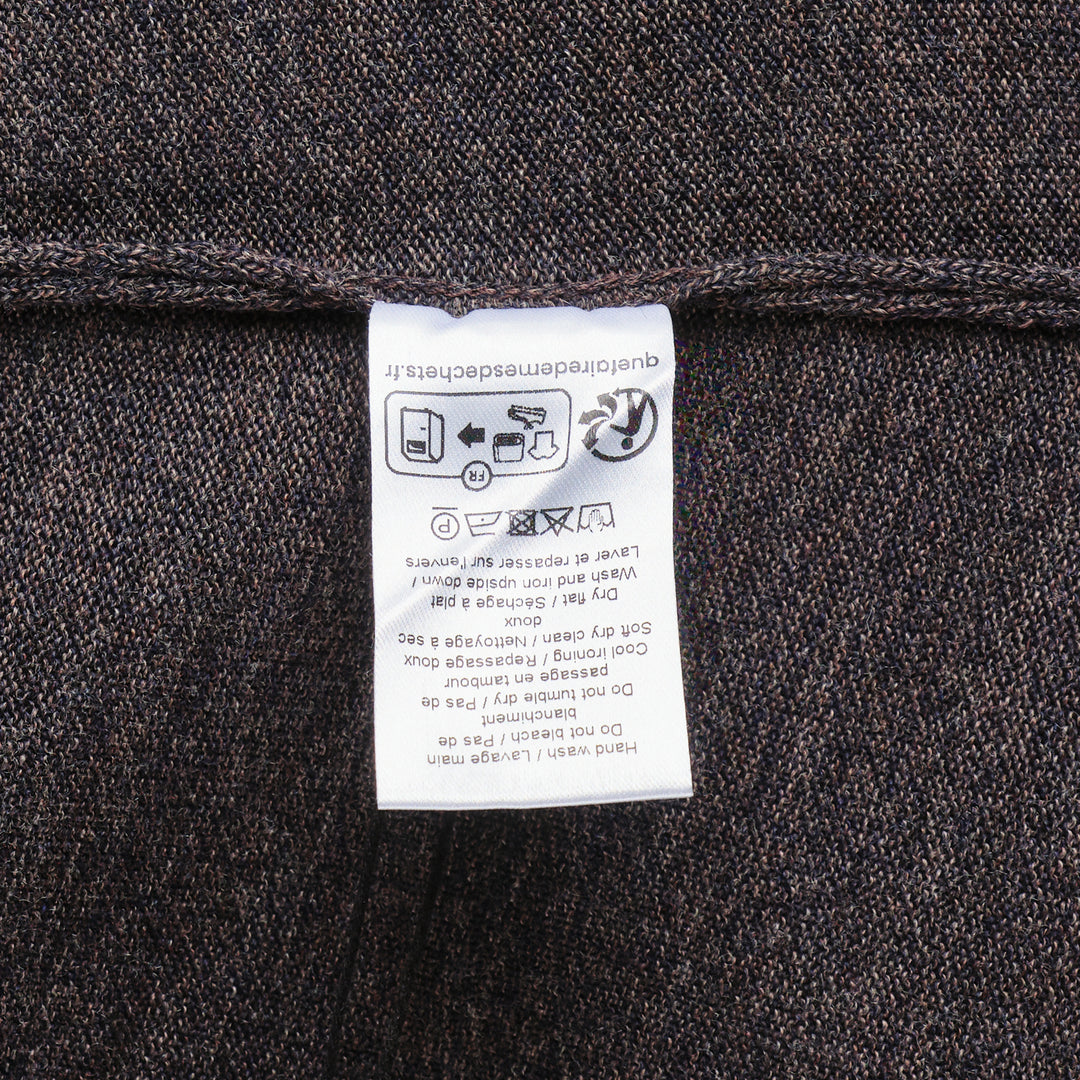 Long Sleeve Knitted Polo Top