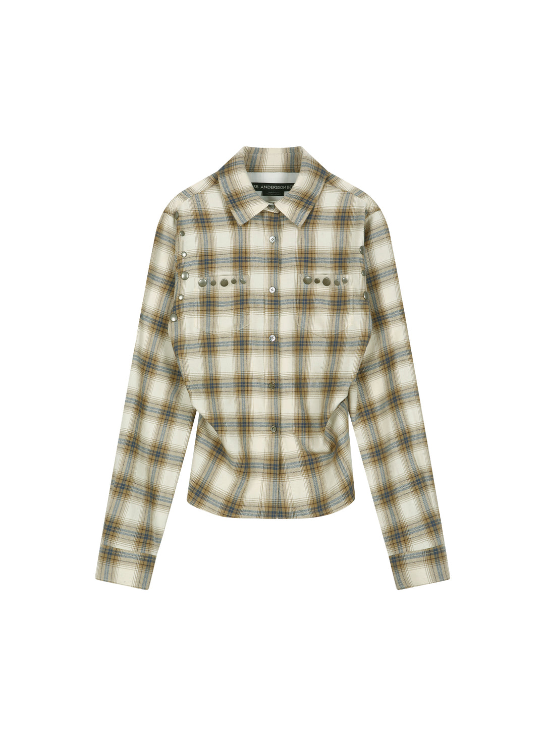 Check Studded Contour Shirt