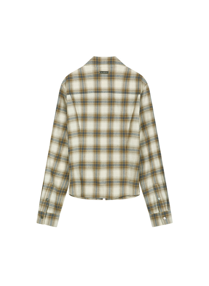 Check Studded Contour Shirt