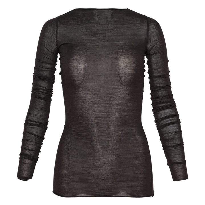 Long Sleeve Wool Silk Tee